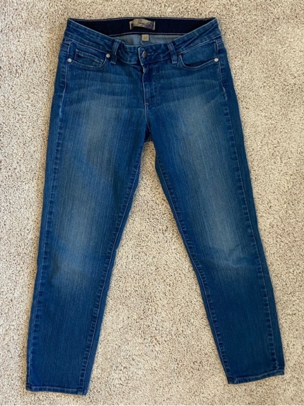 Paige Roxie Capri Chic Y2K Style Denim